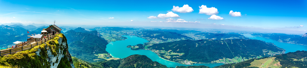 Panoramafoto Salzkammergut