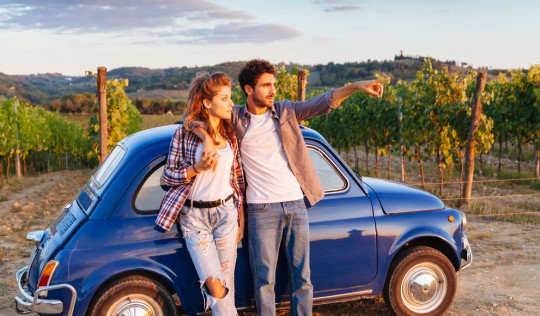 Met de auto naar Toscane