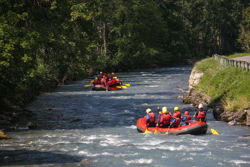 Rafting dans les Alpes