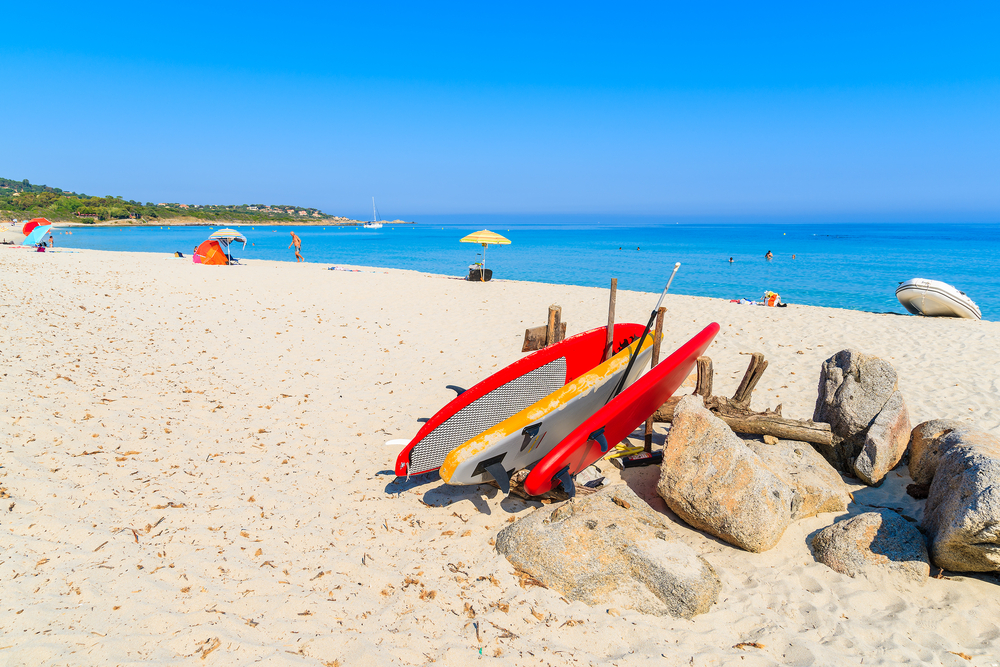Surf plage Bodri Corse